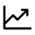 Chart with growth line
