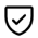 Shield with check